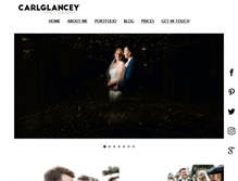 Tablet Screenshot of carlglanceyphotography.com